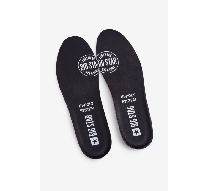 Vložky Do Obuví BIG STAR Memory Foam System 2 Páry Černé Vložky Do Obuví BIG STAR Memory Foam System 2 Páry Černé
