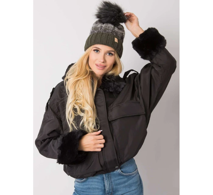 Dámská čepice.23X khaki