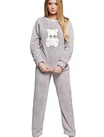 Dámské hrubé pyžamo Soft Méďa - Sensis