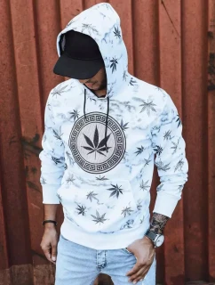 Pánská bílá mikina s potiskem Dstreet model 21965663 - FashionStreet