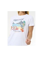 Tričko RIP CURL Crystal Standard Tee, bílé Tričko RIP CURL Crystal Standard Tee, bílé