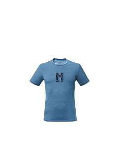 Pánské tričko MILLET Ubic Wool Ts Ss M, modré