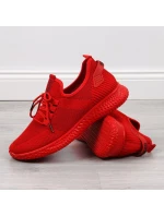 Pánská textilní sportovní obuv NEWS M EVE266B Red - Ostatní