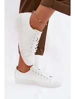 Kožené dámské tenisky Vinceza 79536 Bílé