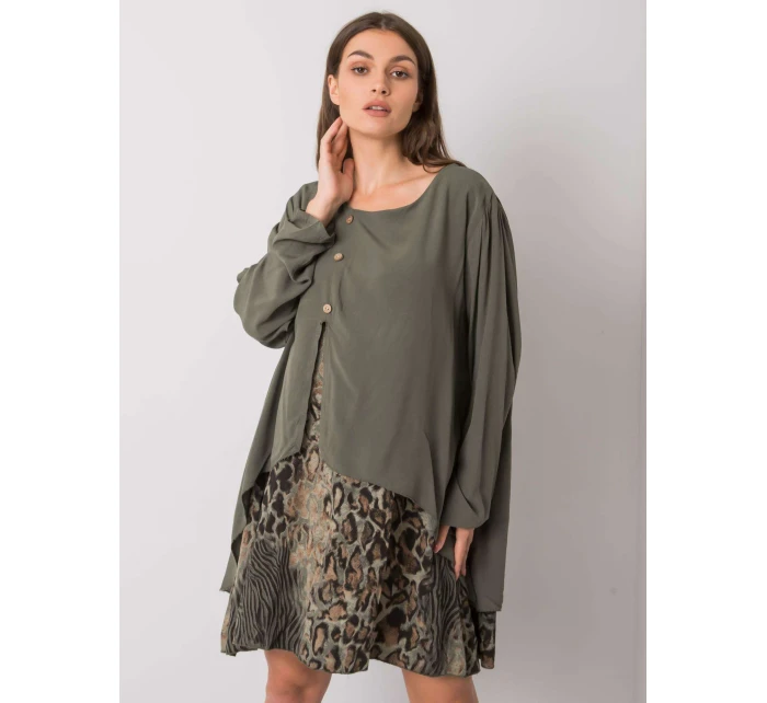 Šaty DHJ SK 21451.50 khaki