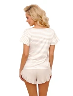 Pyžamo Marina 1/2 Béžová - Donna Pyžamo Marina 1/2 Béžová - Donna