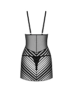 Dámská sexy košilka Lune Bellis Chemise černá - Obsessive Dámská sexy košilka Lune Bellis Chemise černá - Obsessive