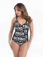 Style Dunja jednodílné plavky 7298 černobílé - Anita Classix