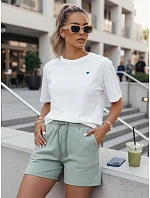 MILOV ecru dámské tričko FashionStreet RY2548 MILOV ecru dámské tričko FashionStreet RY2548