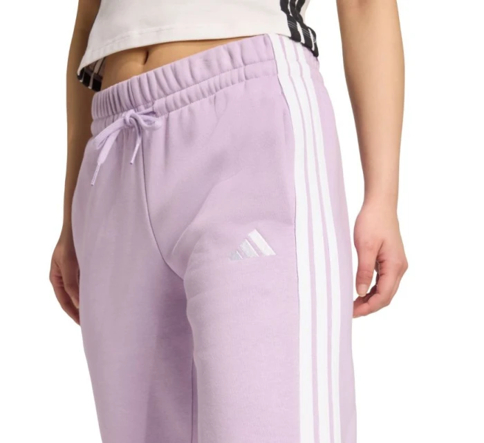 Dámské kalhoty adidas Essentials 3-Stripes Fleece Slim růžové JY3097 dámské Dámské kalhoty adidas Essentials 3-Stripes Fleece Slim růžové JY3097 dámské