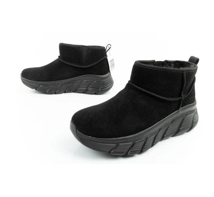 Skechers dámské zimní kotníkové boty zateplené kožené dámské