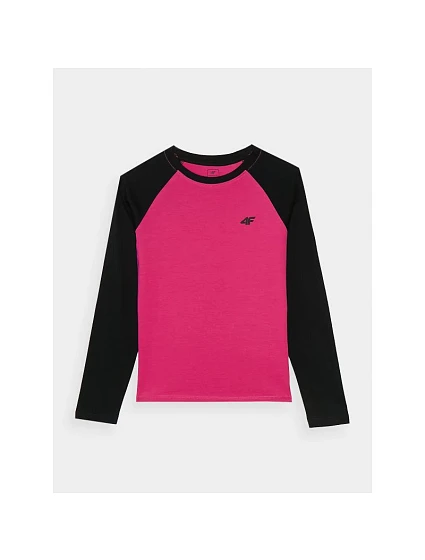 Dívčí hladký rukáv s dlouhým rukávem Junior model 21431681 - 4F