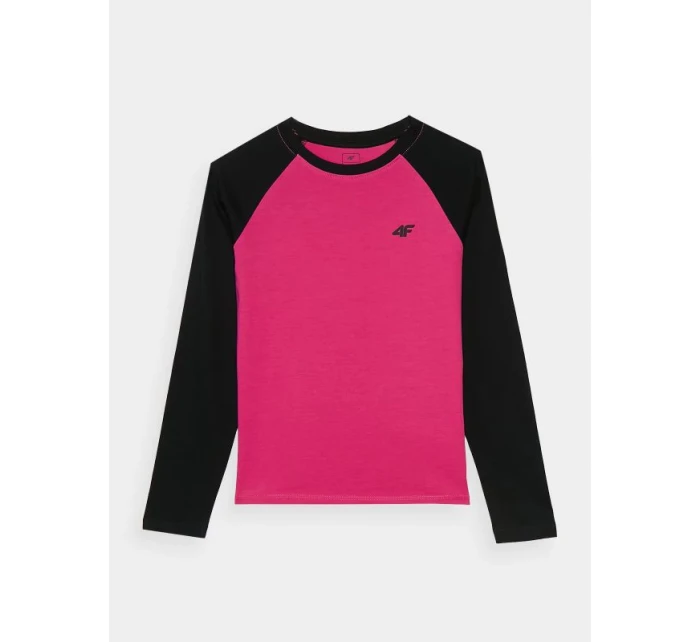 Dívčí hladký rukáv s dlouhým rukávem Junior model 21431681 - 4F Dívčí hladký rukáv s dlouhým rukávem Junior model 21431681 - 4F