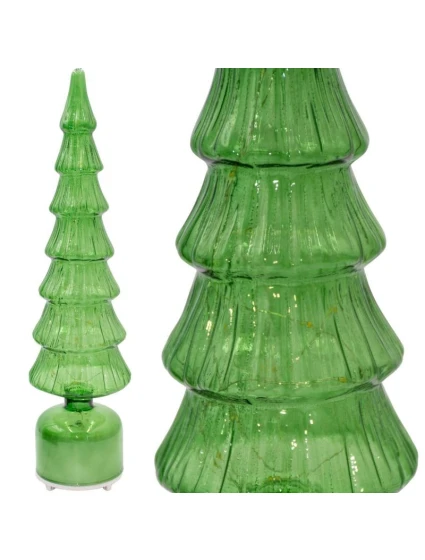 VÁNOČNÍ STROMEK ZELENÝ VEDL 7 KORUN TEPLÁ BÍLÁ 40CM