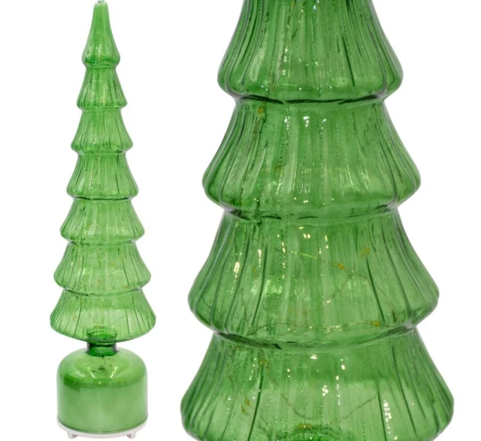 VÁNOČNÍ STROMEK ZELENÝ VEDL 7 KORUN TEPLÁ BÍLÁ 40CM