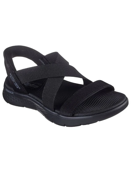Dámské sandály Skechers GO WALK FLEX SANDAL GLIMMER UP 141489 BBK Dámské sandály Skechers GO WALK FLEX SANDAL GLIMMER UP 141489 BBK