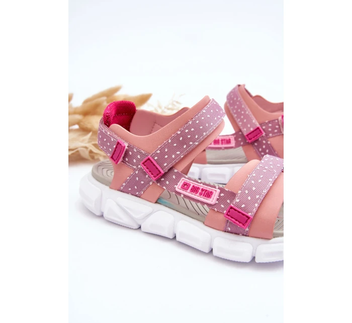 Dětské Sandály Na Zip Big Star model 21626605 Růžové - Big Star Shoes