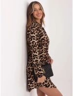 Šaty TO SK 1103 10.08P hnědá Šaty TO SK 1103 10.08P hnědá