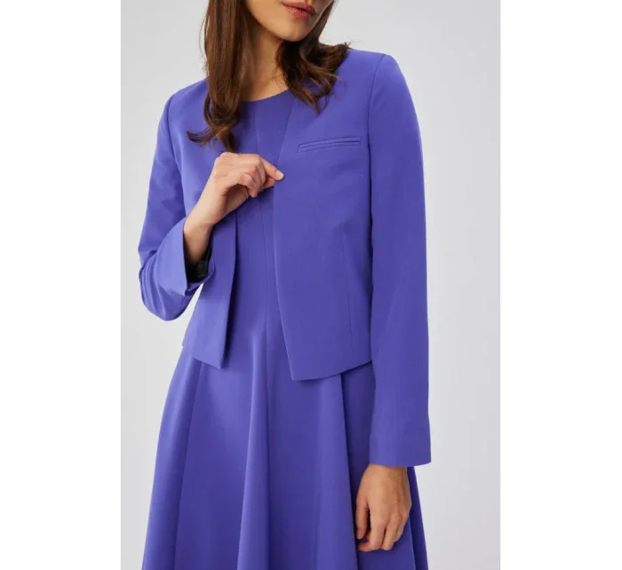 S368 Blejzr s otevřenou přední částí - fialový S368 Blejzr s otevřenou přední částí - fialový