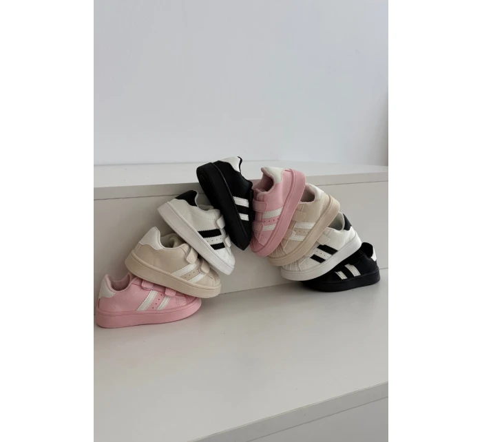 Dětské sportovní sneakers z eko kůže Renel – béžové