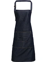 PR 126 Denim zástěra s laclem model 22536471 indigo denim - Premier