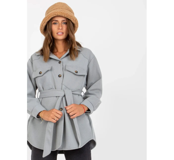 Dámský kabát EM EN 2939 1.59P šedý