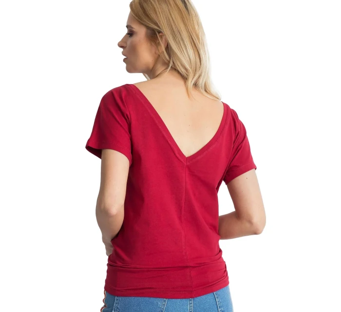 Tričko RV TS 4662.04X kaštanová Tričko RV TS 4662.04X kaštanová