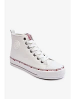 Dámské vysoké Zateplené tenisky Cross Jeans KK2R4044C Bílé Dámské vysoké Zateplené tenisky Cross Jeans KK2R4044C Bílé