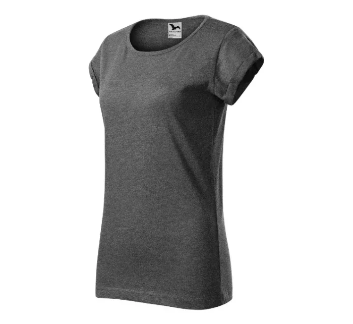 Fusion tričko dámské černý melír