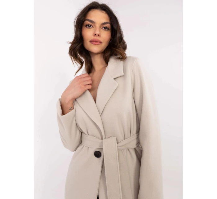 Dámský kabát TW EN BI 5312 1.31 Světle béžová - FPrice