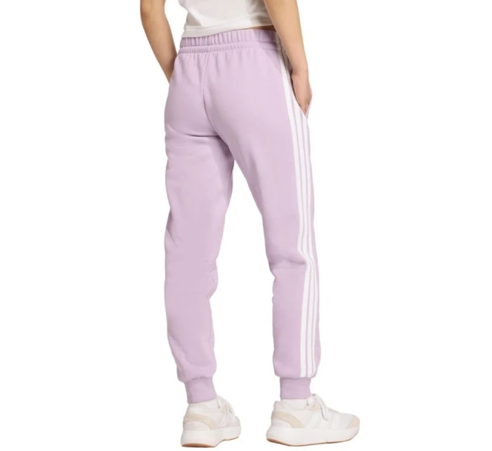 Dámské kalhoty adidas Essentials 3-Stripes Fleece Slim růžové JY3097 dámské Dámské kalhoty adidas Essentials 3-Stripes Fleece Slim růžové JY3097 dámské