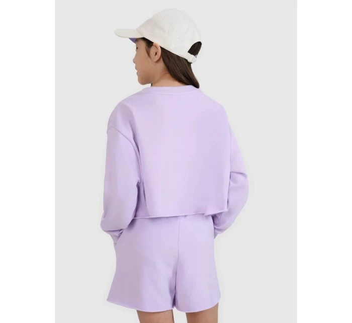 Dívčí mikina s kapucí bez svetru 4F 4FJWSS25TSWSF1504-52S Dívčí mikina s kapucí bez svetru 4F 4FJWSS25TSWSF1504-52S