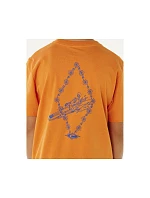 Chlapecké tričko RIP CURL Eternal Shred Art Tee-Boy, oranžové, dětské Chlapecké tričko RIP CURL Eternal Shred Art Tee-Boy, oranžové, dětské