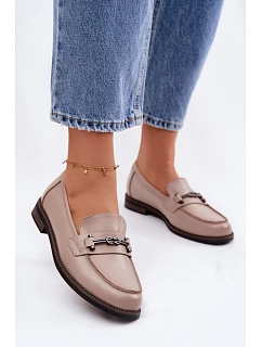 Dámské kožené  Béžové model 22100052 - VINCEZA