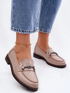 Dámské kožené  Béžové model 22100052 - VINCEZA