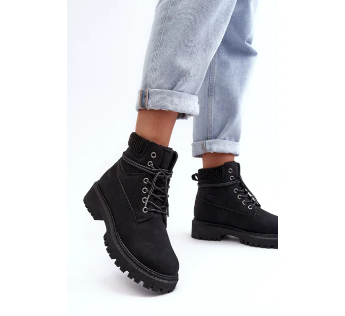 Dámské zateplené boty Black Cross Jeans Dámské zateplené boty Black Cross Jeans