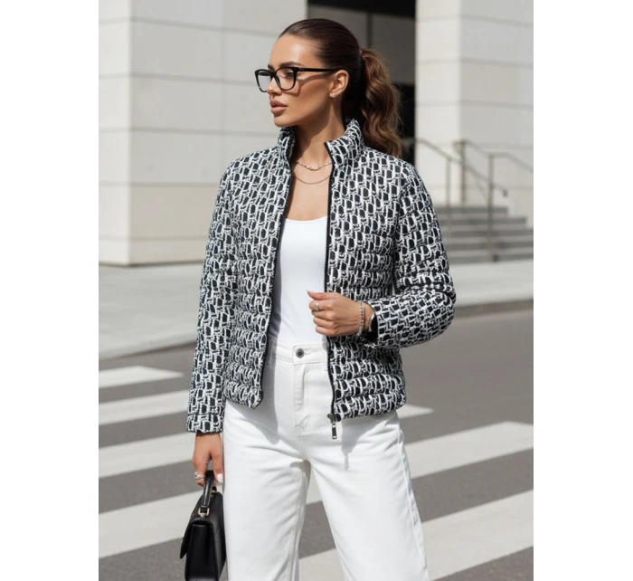 Dámská přechodná krátká prošívaná bunda MY DEAR černá FashionStreet TY4505