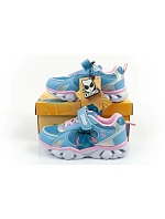 Leomil dětské sportovní boty tenisky Stitch lightweight Velcro LED blue