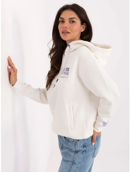 Mikina D10600BI02420T bílá Mikina D10600BI02420T bílá