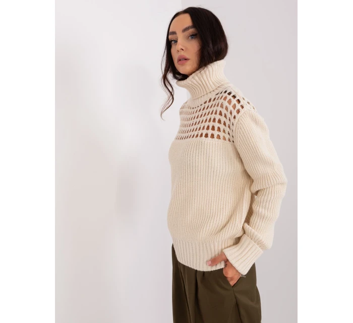 Jumper TO SW 1909.11X světle béžová