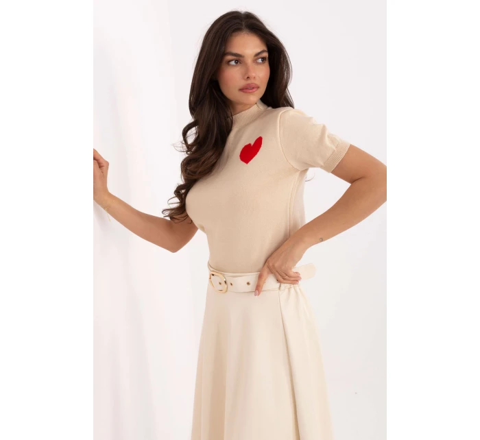 Svetr s krátkým rukávem  model 219595 Factory Price