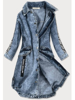 Světle modrá volná dámská džínová přes oblečení model 16147160 - Re-Dress