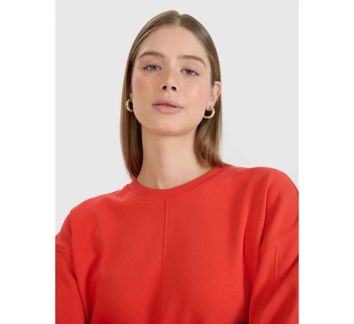 Dámská mikina model 21434893 oversize bez kapuce - 4F Dámská mikina model 21434893 oversize bez kapuce - 4F