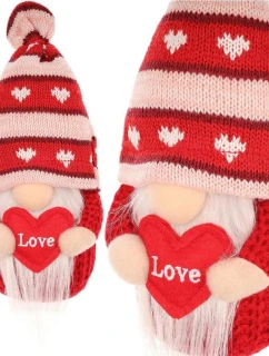 TRPASLÍK SE SRDCEM LÁSKA 19CM VALENTÝNSKÁ DEKORACE