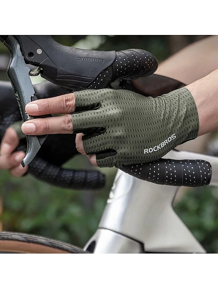 cyklistické rukavice krátké velikost: S zelené model 22083495 - Rockbros cyklistické rukavice krátké velikost: S zelené model 22083495 - Rockbros