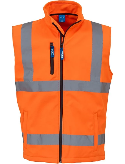 Yoko HV 006 Hi-Vis softshellová vesta 79.V006 hi vis orange Yoko HV 006 Hi-Vis softshellová vesta 79.V006 hi vis orange