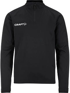 Craft Teamwear Evolve 2.0 Half Zip Jr Dětská tréninková bunda s 1/4 zipem 82.4764 black