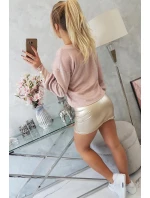 Sukně s ozdobnými model 21752974 béžová - K-Fashion