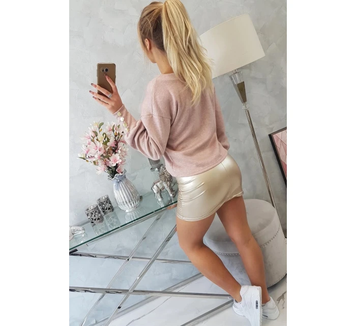 Sukně s ozdobnými model 21752974 béžová - K-Fashion