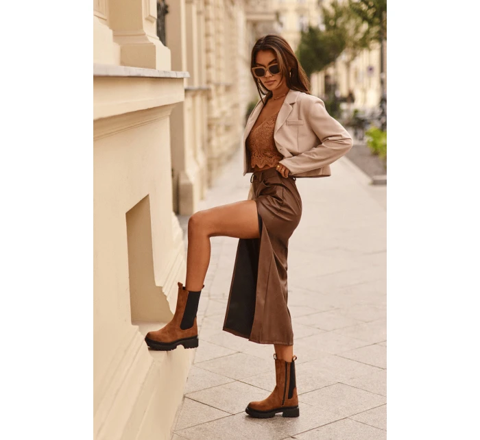 Dámské boty na zip Camel model 21638933 - EVENTO